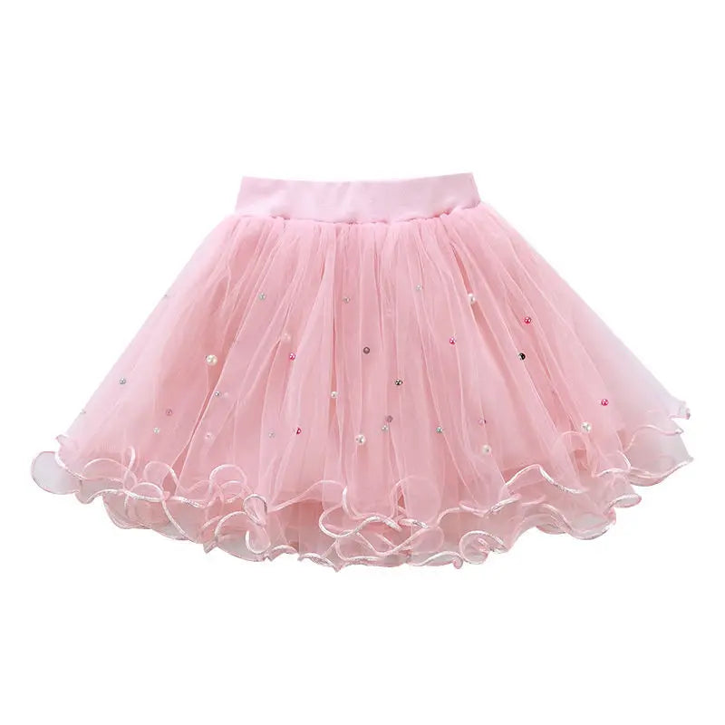 Baby Girls Tutu Fluffy Skirt Toddler Princess Ballet Dance Tulle Mesh Skirt Kids Cake Skirt Cute Girls Clothes Pettiskirt Skirt