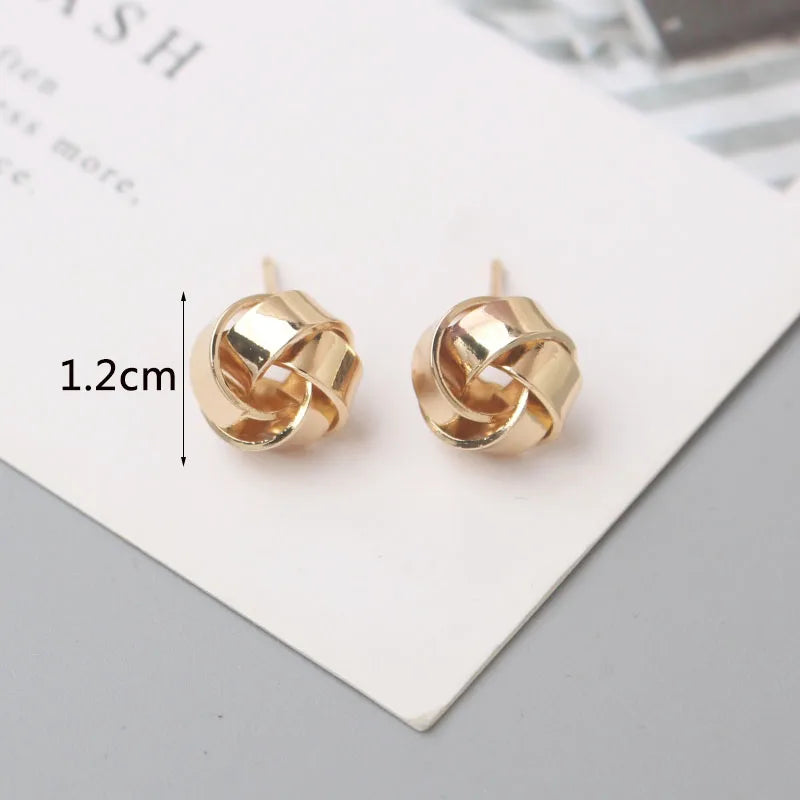 "Chic Tiny Metal Stud Earrings: Elevate Your Style!