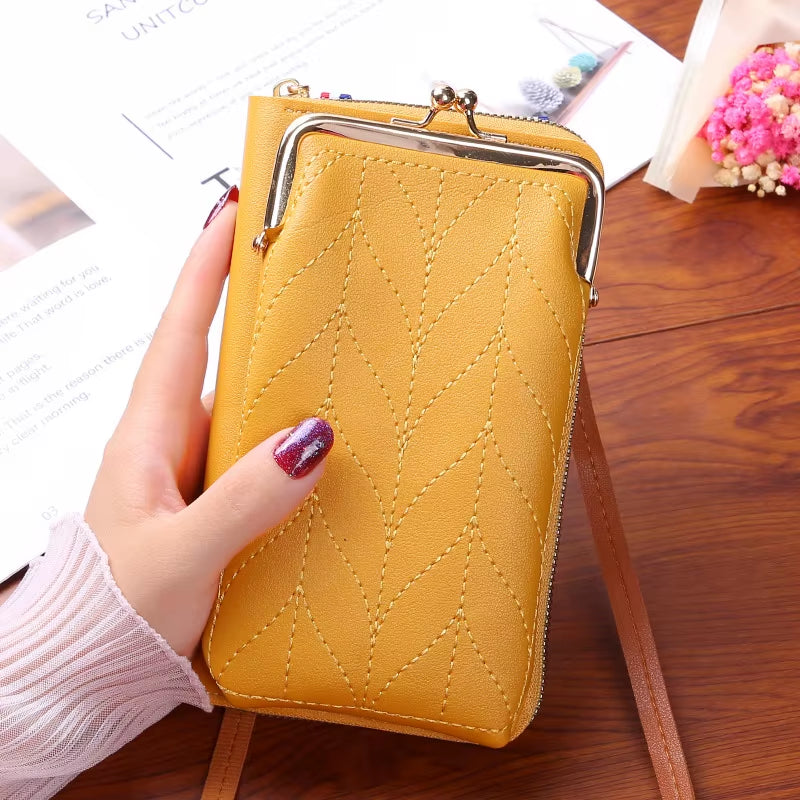 Girls Pu Leather Small Shoulder Bag Casual Handbag Crossbody Phone Wallet Bags for Women Phone Pocket Girl Purse Messenger Bags