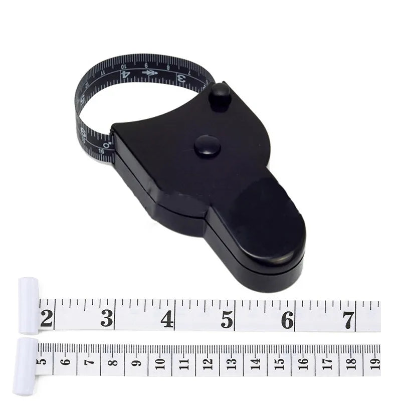 Self-tightening Body Measuring Tape Ruler 150cm/60 Inch Sewing Tailor Dressmaking Measure Ruler Meter Film for Waist Chest Legs