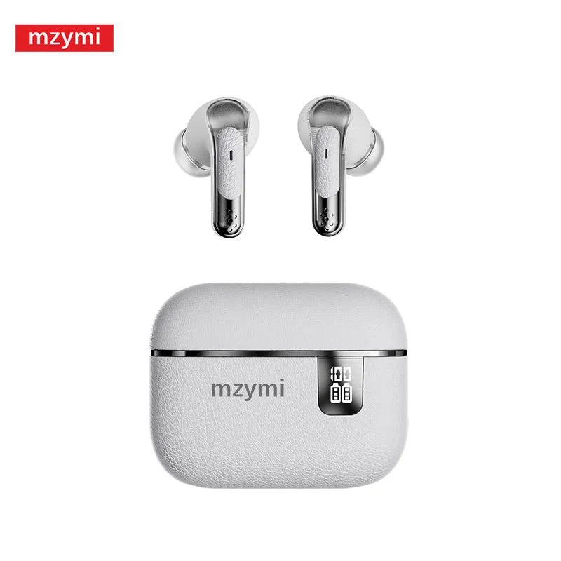 mzymi Y107 TWS Headset ENC Noise Cancelling Bluetooth5.3 Wireless Earphone LED Digital Display HiFi Stereo Headphone For XIAOMI