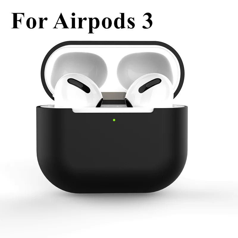 Silicone Cover Case For apple Airpods Pro Case Air Pods 3 Bluetooth Case Protective For Air Pod Pro 3 Earphone Accessories