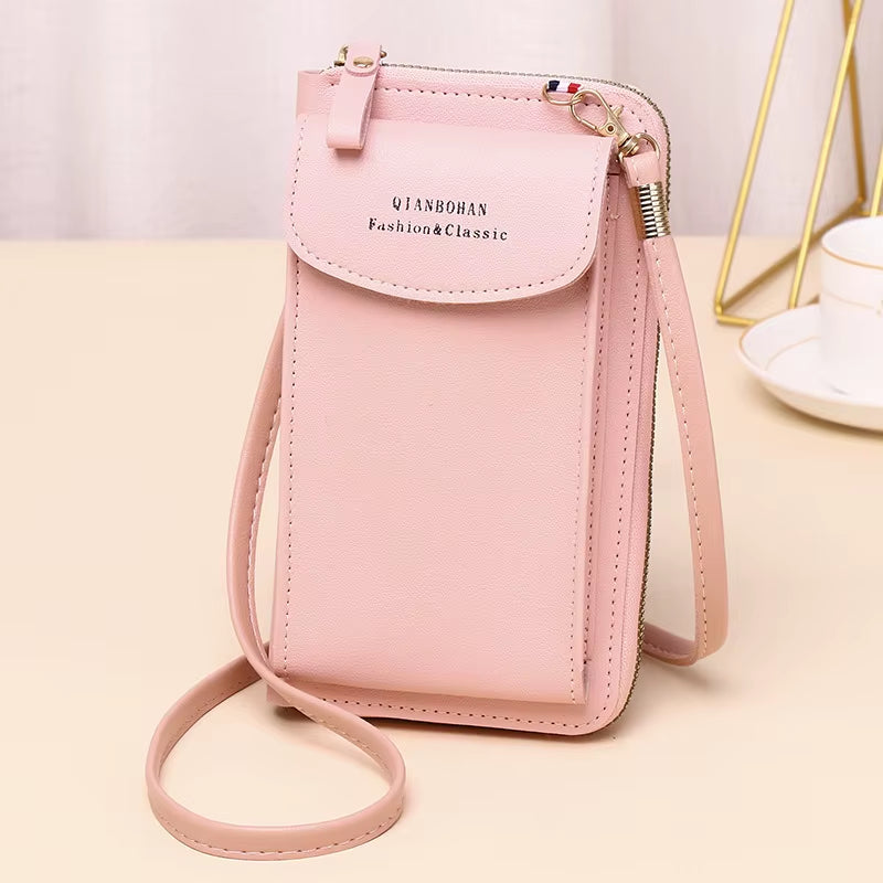 Girls Pu Leather Small Shoulder Bag Casual Handbag Crossbody Phone Wallet Bags for Women Phone Pocket Girl Purse Messenger Bags