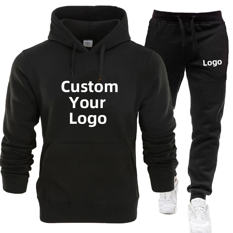 Customise your logo Sports Wear for Men Tops and Trousers Set Casual Jogging Suit Streetwear Men's Jogging Suits S-4XL