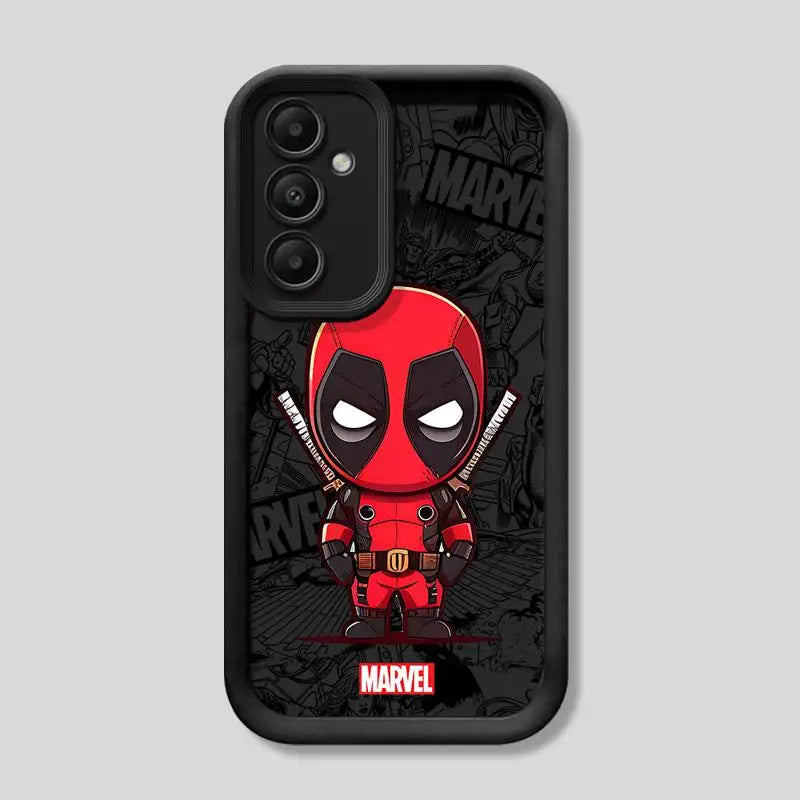 Marvel Deadpool Groot Phone Case for Samsung Galaxy A25 A35 A15 A51 A55 A51 A71 A72 A73 A52 A52s A53 A54 4G 5G Soft Copa