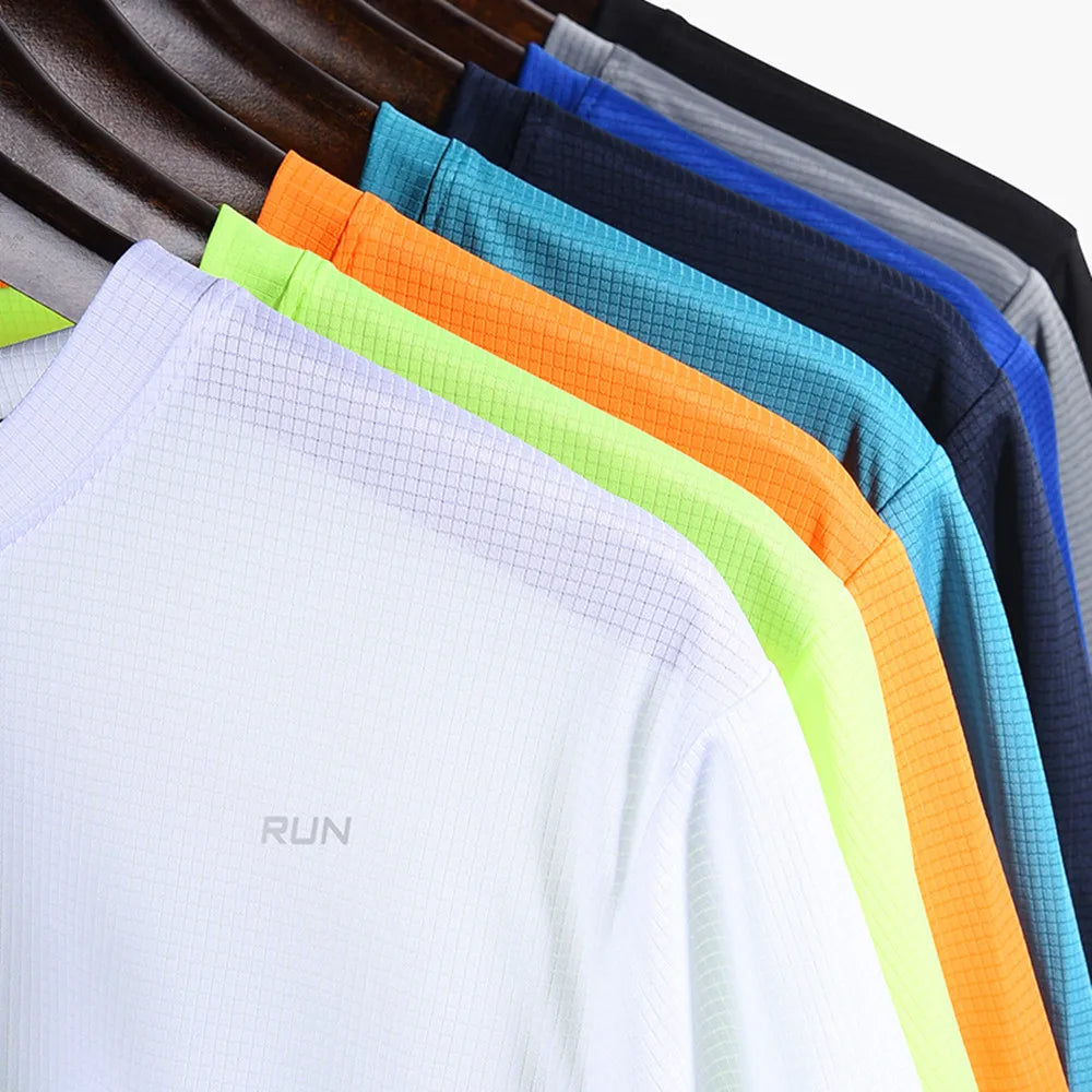 Quick Dry Breathable T-Shirt Sports Tops Training Clothes Long Sleeve T-Shirt Men's Autumn Running Gym Accessories Men Fitness