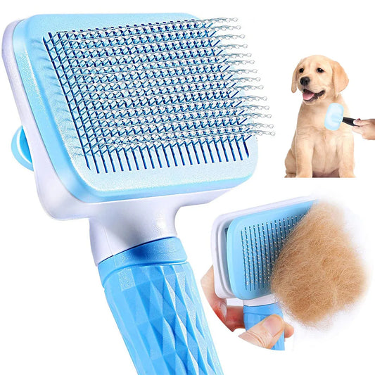 Pet Hair Removal Brush for Dogs and Cats – Grooming and Care Comb for Long-Haired Dogs, Effectively Removes Hair, Cleaning Bath Brush, Dog Supplies