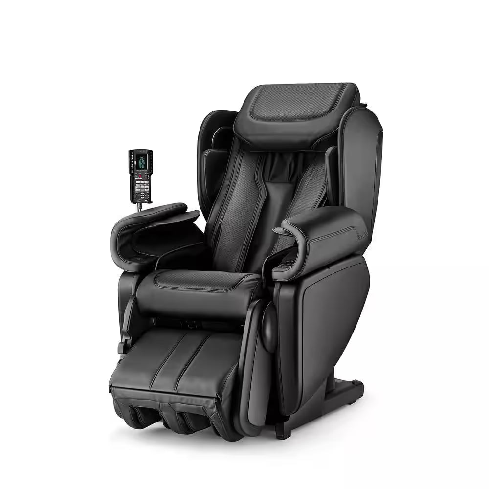 Kagra Black Synthetic Leather Super Stretch 4D Massage Chair