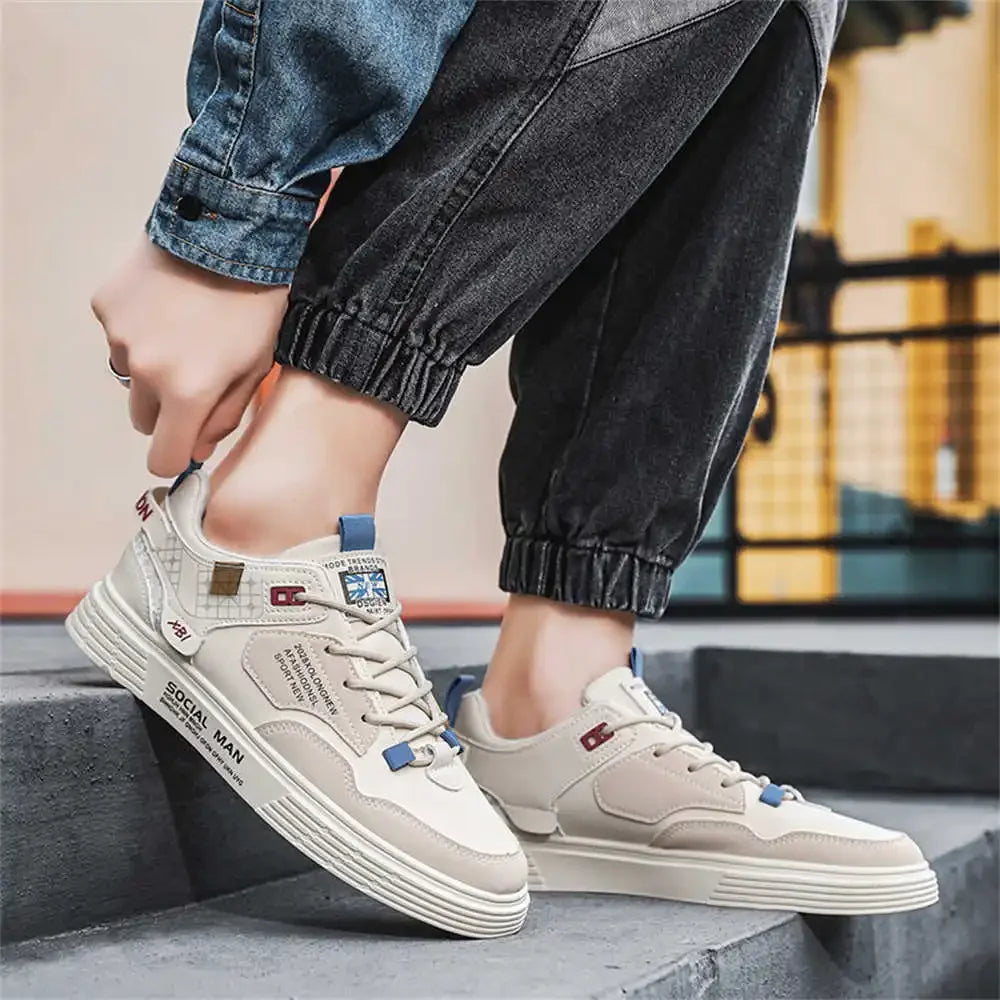 Flat-heeled Without Heels Green Boot Casual Size 46 Mens Shoes White Man Sneakers Sport Famous Brand Cheaper Everything