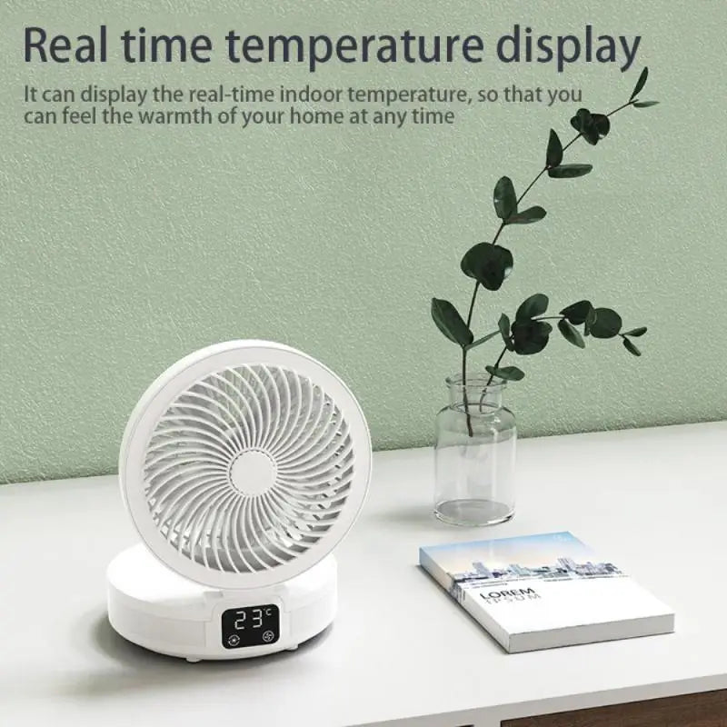 Silent Fan Desk Cooler Laptop Desktop Office Summer Cooling Fan USB Mini Fans Socket 4-speed Adjustable With Bedside Lamp