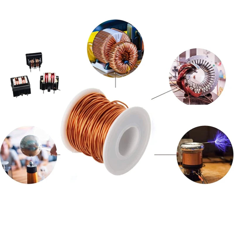 1-3Rolls copper lacquer wire 0.06mm -1.2mm Cable Copper Wire Magnet Wire Enameled Copper Winding Wire Coil Copper Wire