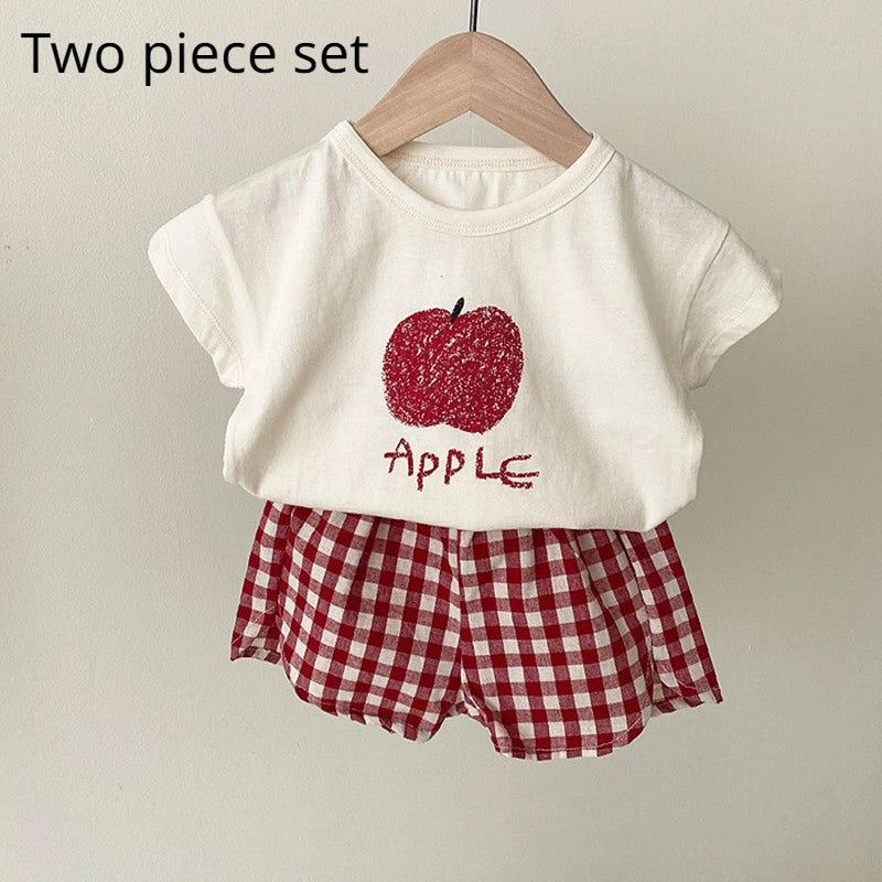 Baby Pajamas Sets Cotton Child Pajamas Toddler Summer Sleeveless Baby Nightwear Pyjamas Kids Cartoon Homewear Clothes