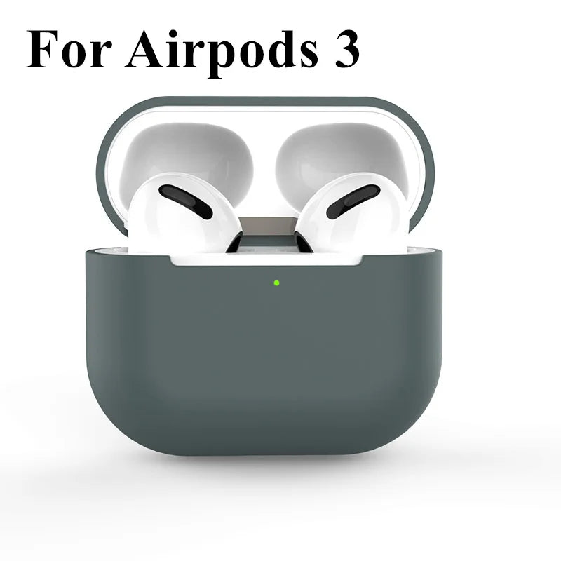 Silicone Cover Case For apple Airpods Pro Case Air Pods 3 Bluetooth Case Protective For Air Pod Pro 3 Earphone Accessories