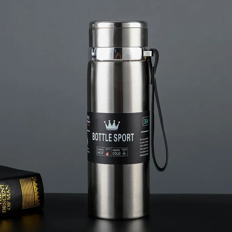 Double Wall Stainles Steel Water Bottle Thermos Bottle Keep Hot and Cold Insulated Vacuum Flask for Sport