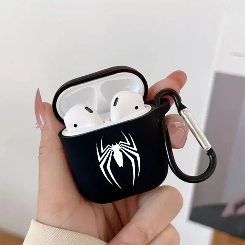 Spider Design AirPods Case Earphone Cover for AirPods 1 2 3 Pro 2nd Generation Case Gift for Men Boyfriend