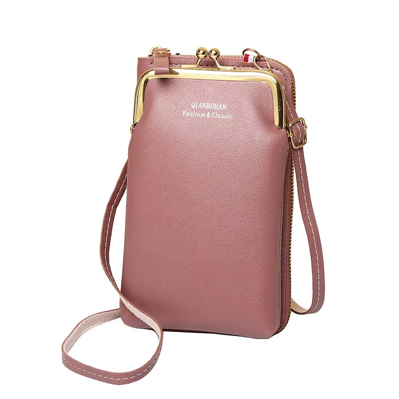 Girls Pu Leather Small Shoulder Bag Casual Handbag Crossbody Phone Wallet Bags for Women Phone Pocket Girl Purse Messenger Bags