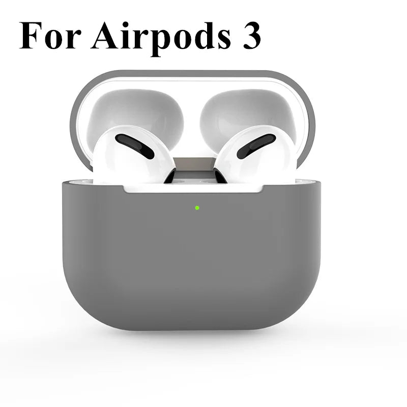 Silicone Cover Case For apple Airpods Pro Case Air Pods 3 Bluetooth Case Protective For Air Pod Pro 3 Earphone Accessories