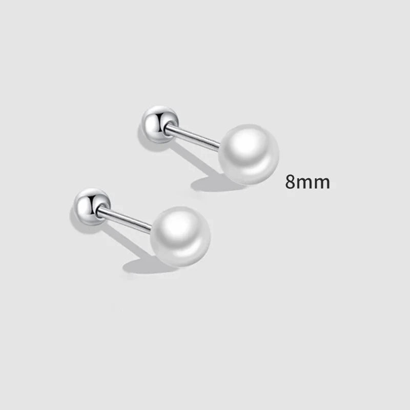 Korean 925 Silver Needle Tragus Piercing Helix Studs Earrings for Women 2Pcs Butterfly Heart Trendy Ear Piercing Body Jewelry