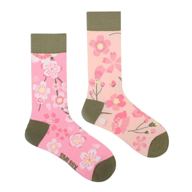 1 Pair Man Women Sock Original AB Tide Socks Colorful Socks Flowers Fruits Candy Cotton Socks Daily Friend Get-together Gifts