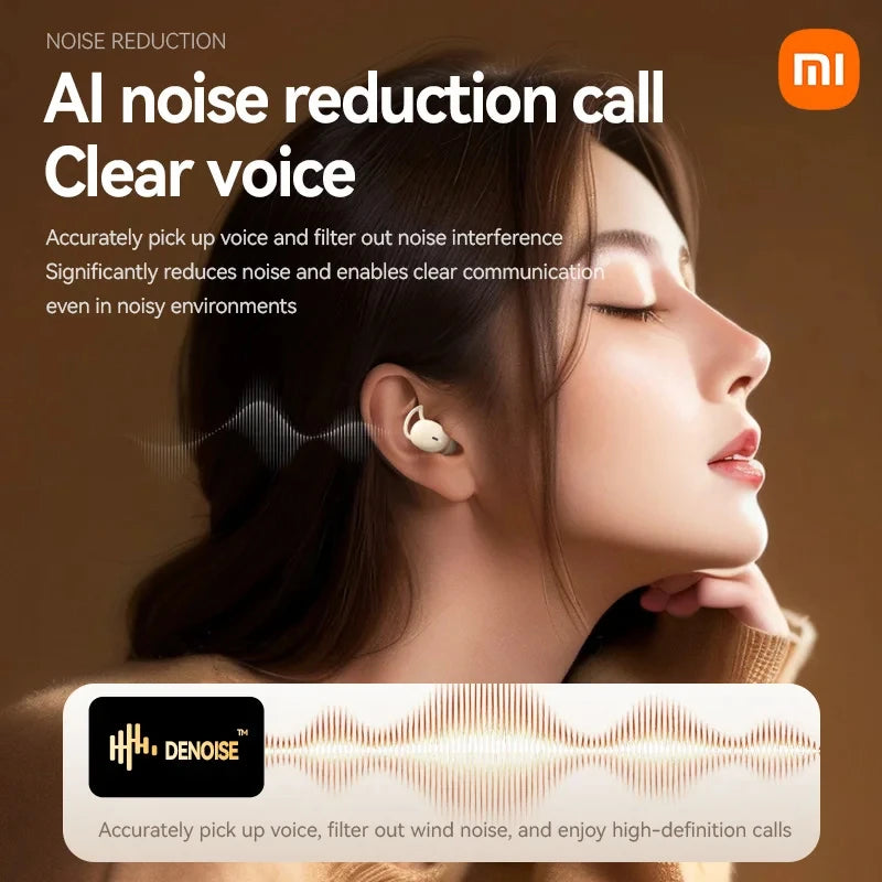 Xiaomi Wireless Sleep Invisible Earbuds Bluetooth5.4 Gaming Sport Headphones HiFi Stereo Sound Music Headphones TWS Earphones