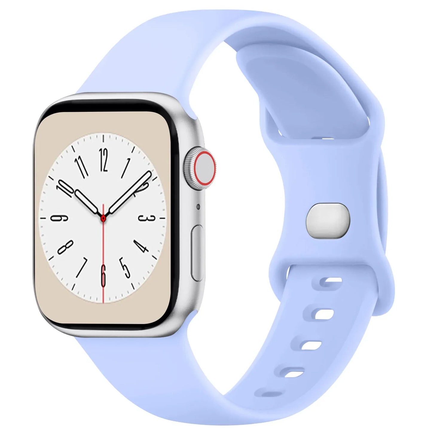 Soft Silicone Band for Apple Watch 9 8 7 6 5 4 3SE Strap Bracelet for iWatch Ultra 49mm 45mm 41mm 40mm 44mm 38mm 42mm Watch Band