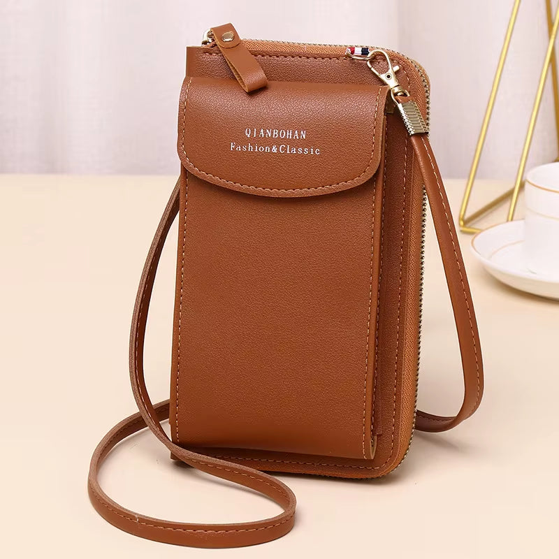 Girls Pu Leather Small Shoulder Bag Casual Handbag Crossbody Phone Wallet Bags for Women Phone Pocket Girl Purse Messenger Bags