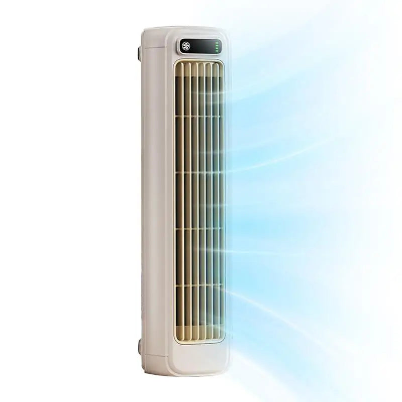 Portable Tower Fan 3 Speeds Cooling Fan Rechargeable Personal Fan Wall Mount Fan for Bedroom Living Room Offices