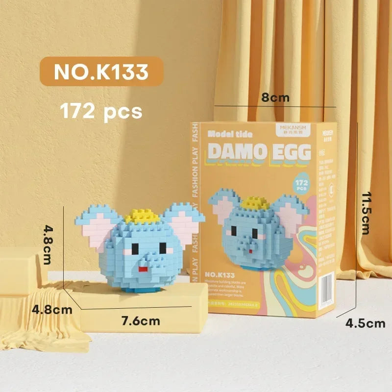 Disney Stitch Building Blocks Anime Kawaii Cartoon mini Action Children's Figures Blocks Bricks Assemble DIY Toys Gift for Kids