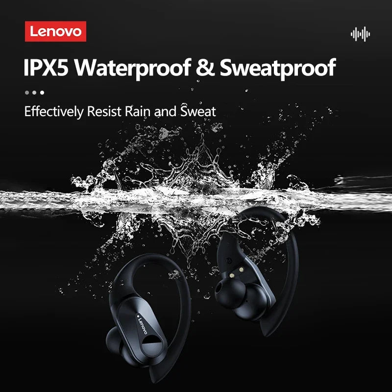 Lenovo LP75 TWS Bluetooth V5.3 headphones are wireless earphones that come with an LED digital display. They provide noise reduction and are waterproof, making them ideal for different activities. These headphones are brand new and perfect for listening t