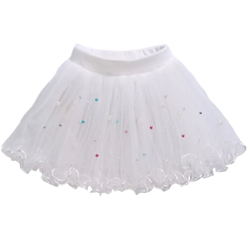 Baby Girls Tutu Fluffy Skirt Toddler Princess Ballet Dance Tulle Mesh Skirt Kids Cake Skirt Cute Girls Clothes Pettiskirt Skirt