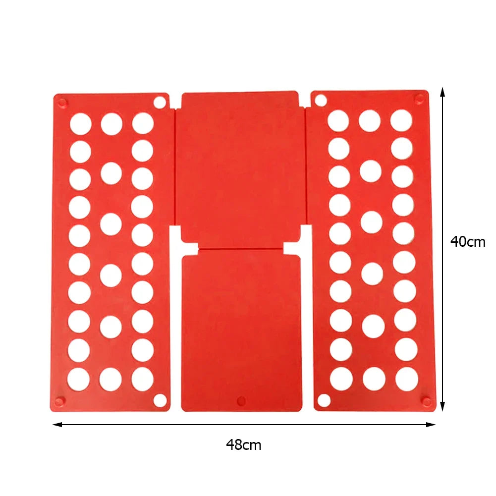 Plastic Clothes Folding Board Easy and Fast Kids Laundry Folder Shirt Folding Board Home Storage Tool for Kid Children Adults