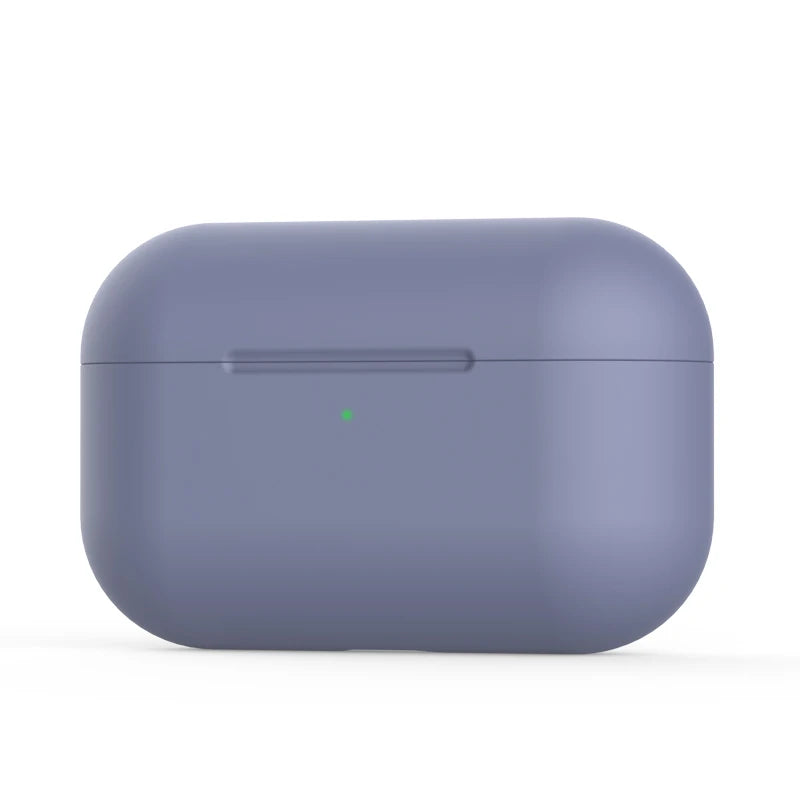 For AirPods Pro Protective Case Silicone New Solid Color Apple Airpods 2 1 Bluetooth Headset Soft Case Cover with Hook