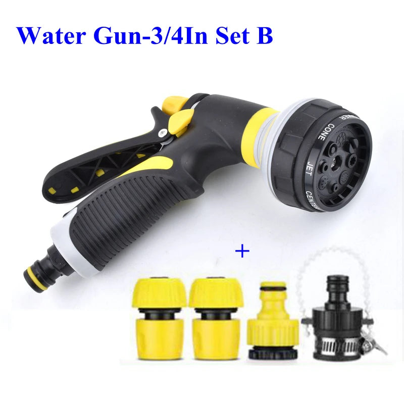 1/2" 3/4" Multifunctional Garden Water Guns Car Washing Set Vegetable Flower Watering Sprinkler Nozzle Spray Irrigation System