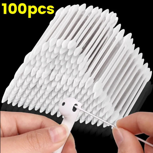 Dust Free Disposable Cleaning Swab Cotton for AirPods Earphone Headphone Keyboard Phone Charge Port Cleaner for iPhone Samsung