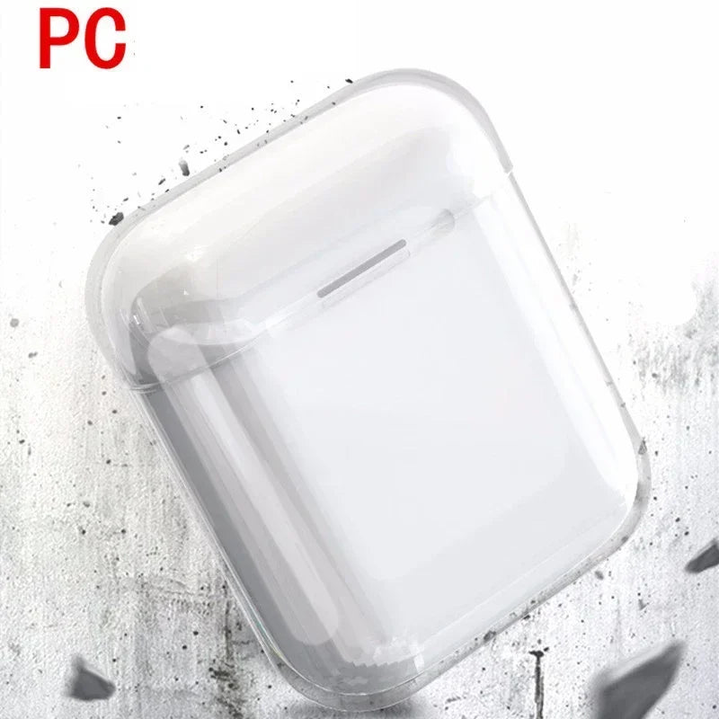 Transparent Cases For AirPods Cases Bluetooth Wireless Earphone Protective Cover For Airpods 2 1 PC Clear Hard Case Shell