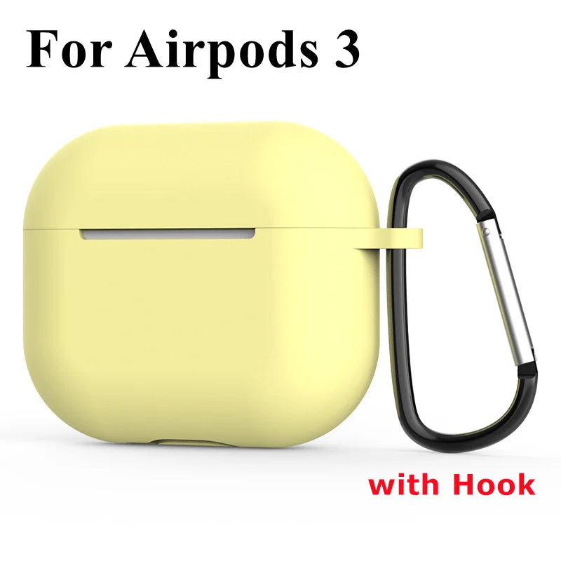 Silicone Cover Case For apple Airpods Pro Case Air Pods 3 Bluetooth Case Protective For Air Pod Pro 3 Earphone Accessories