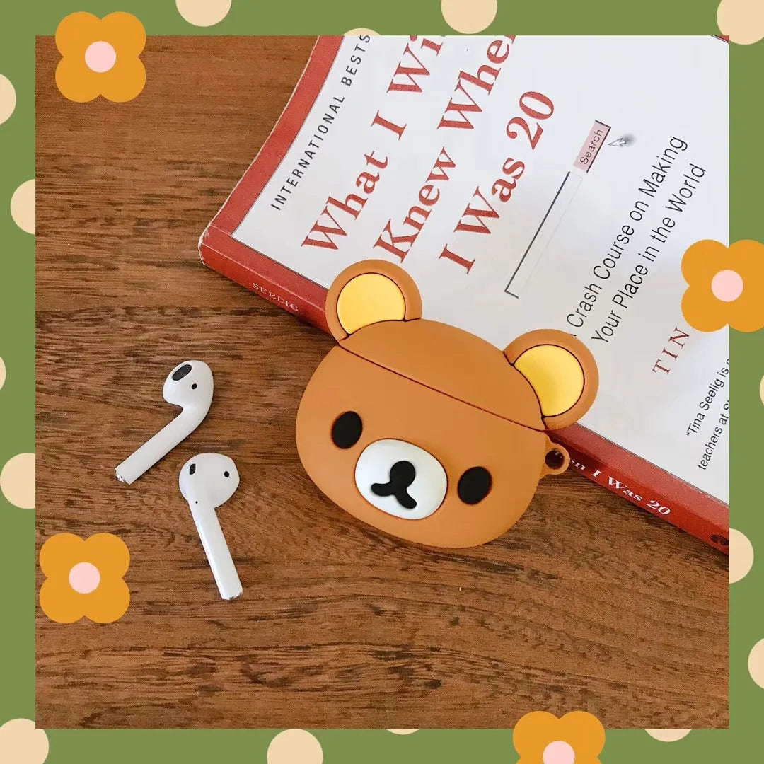 Rilakkuma For Airpods 1 2 3 Pro Pro 2 Silicone Earphone Case Accessories Cover