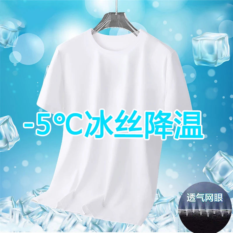 2024 Sports Set Men's Summer Fitness Short sleeved T-shirt Men's Quick Drying Clothes Running Loose Casual Sportswear Large