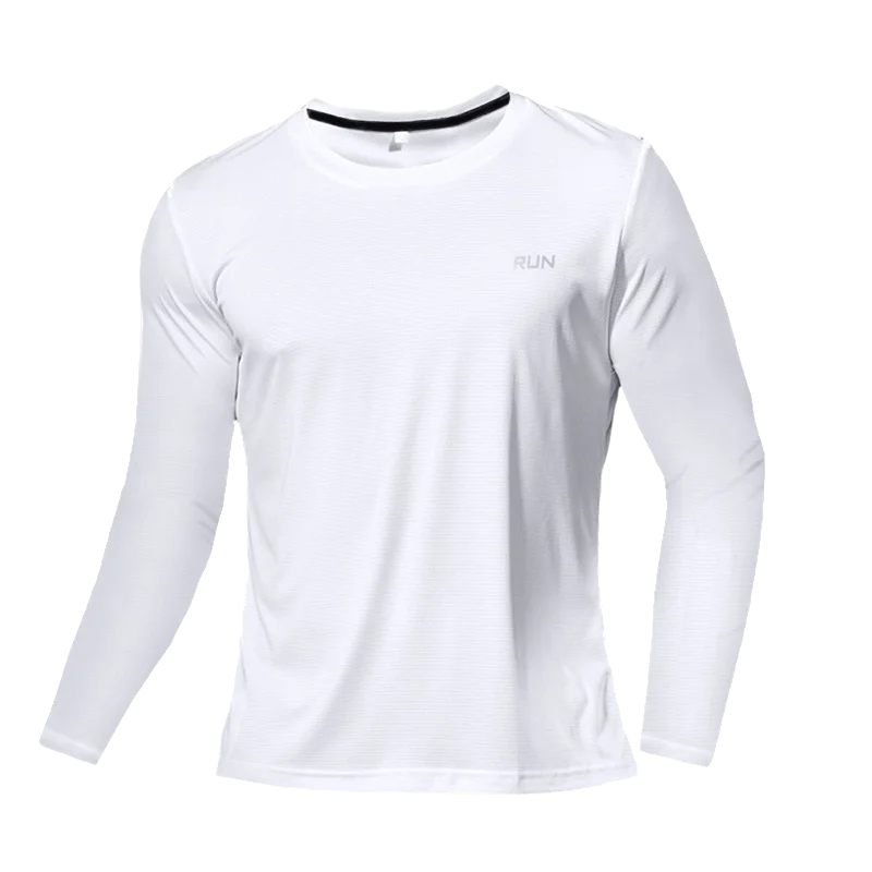 Quick Dry Breathable T-Shirt Sports Tops Training Clothes Long Sleeve T-Shirt Men's Autumn Running Gym Accessories Men Fitness