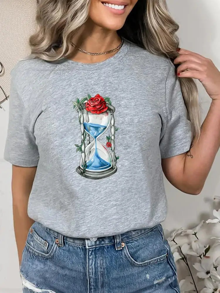 Coffee Love Trend Life 90s Short Sleeve Summer Clothes Print Graphic T-shirt Lady Fashion Women Female Shirt Tee