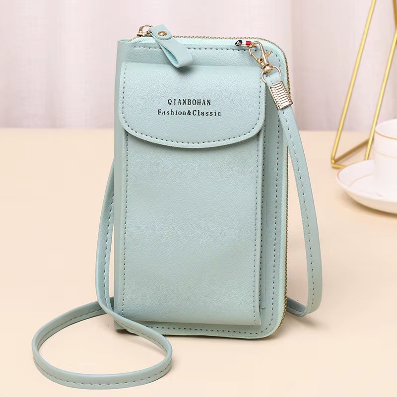 Girls Pu Leather Small Shoulder Bag Casual Handbag Crossbody Phone Wallet Bags for Women Phone Pocket Girl Purse Messenger Bags