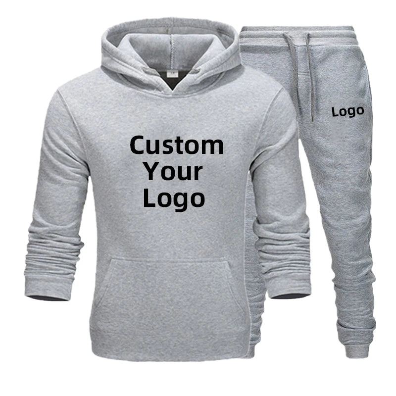 Customise your logo Sports Wear for Men Tops and Trousers Set Casual Jogging Suit Streetwear Men's Jogging Suits S-4XL