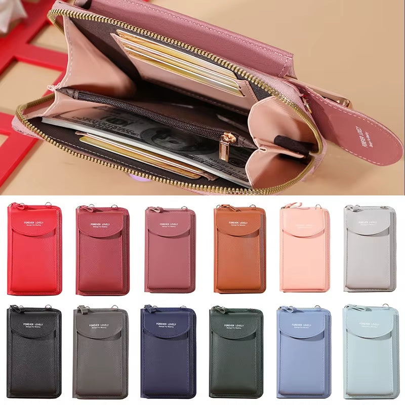 Girls Pu Leather Small Shoulder Bag Casual Handbag Crossbody Phone Wallet Bags for Women Phone Pocket Girl Purse Messenger Bags