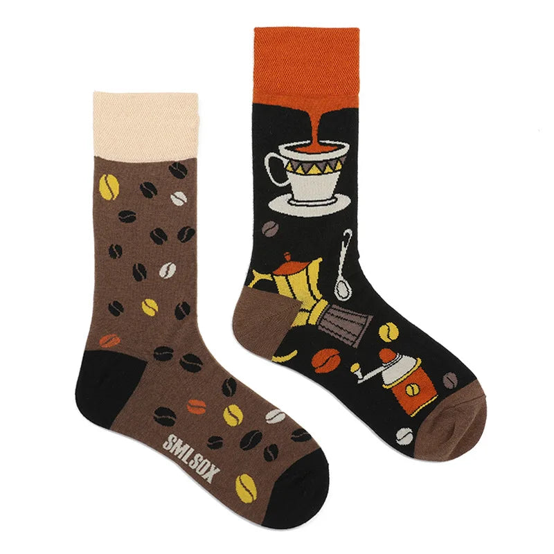 1 Pair Man Women Sock Original AB Tide Socks Colorful Socks Flowers Fruits Candy Cotton Socks Daily Friend Get-together Gifts