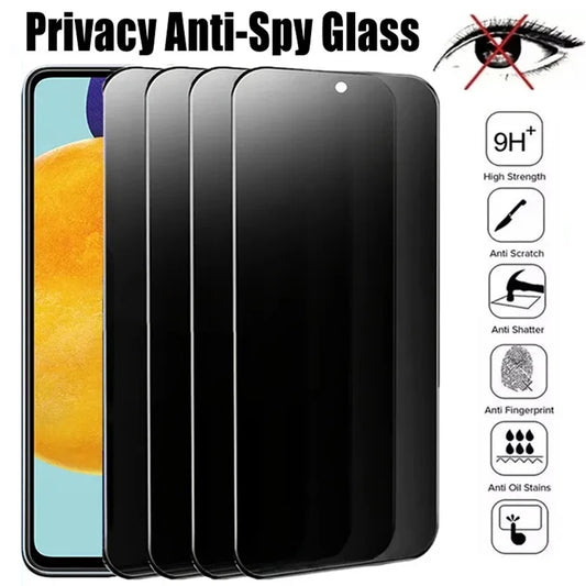 1-4Pcs Privacy Screen Protector for Samsung A53 A13 A52S A52 A32 A12 A55 A51 A72 A22 A33 A73 A21S A54 S10E S20FE Anti-spy Glass