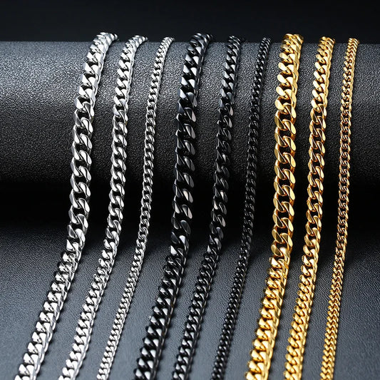 "Stylish Vnox Cuban Chain Necklace: Rock Your Look!