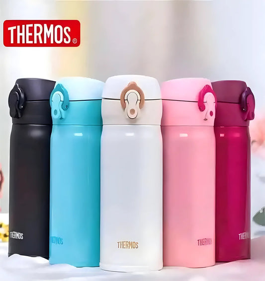 THERMOS insulated cup, vacuum flasks 350ml-500ml termos stainless steel car water bottle, male and female student Thermal cups