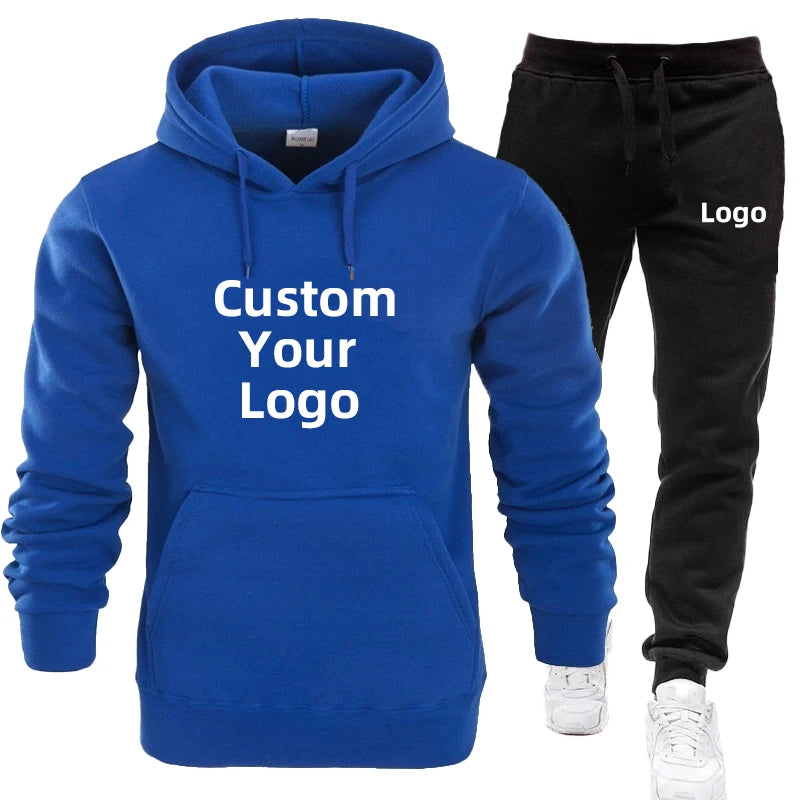 Customise your logo Sports Wear for Men Tops and Trousers Set Casual Jogging Suit Streetwear Men's Jogging Suits S-4XL