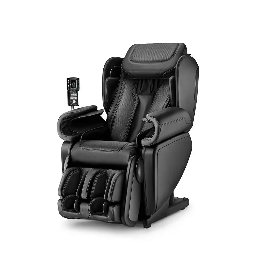 Kagra Black Synthetic Leather Super Stretch 4D Massage Chair