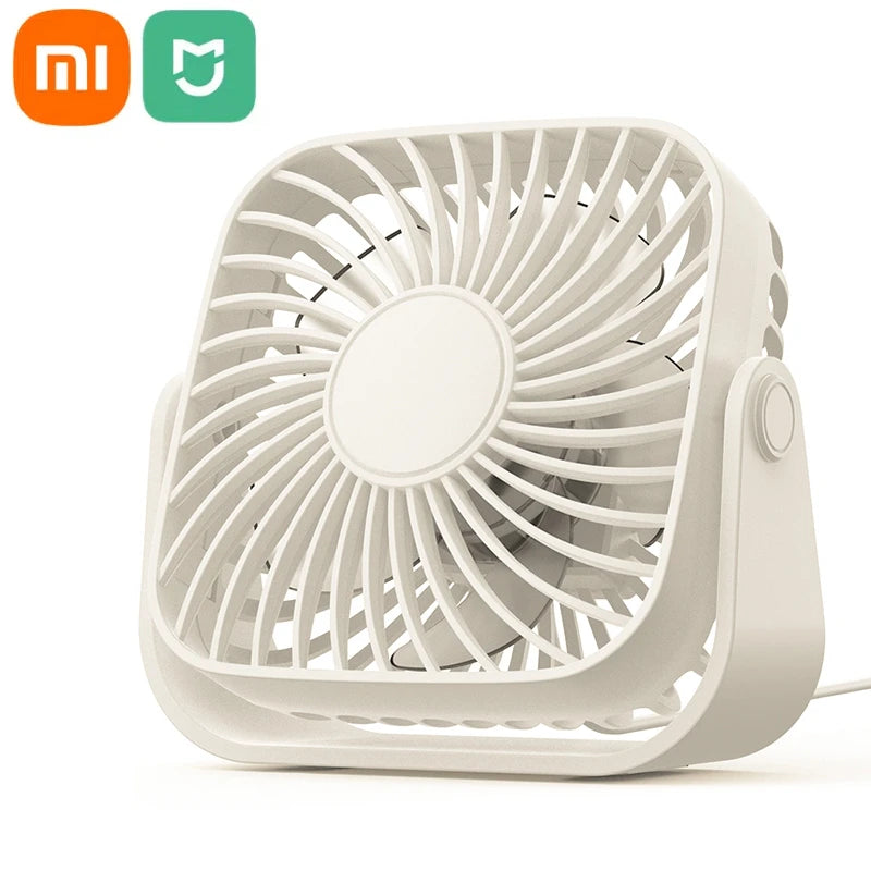 Xiaomi MIJIA 2024 Smart RC Portable Fan USB Desk Fan Table Quiet 360 Degrees Rotatable Head Standing Fans for Room Camping Home